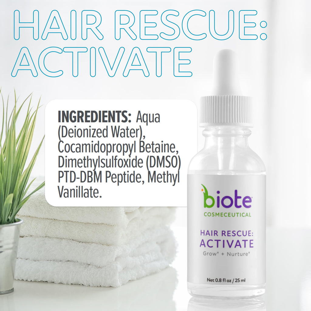 Biote Hair Rescue Activate – Grow + Nurture Hair (25 ml)