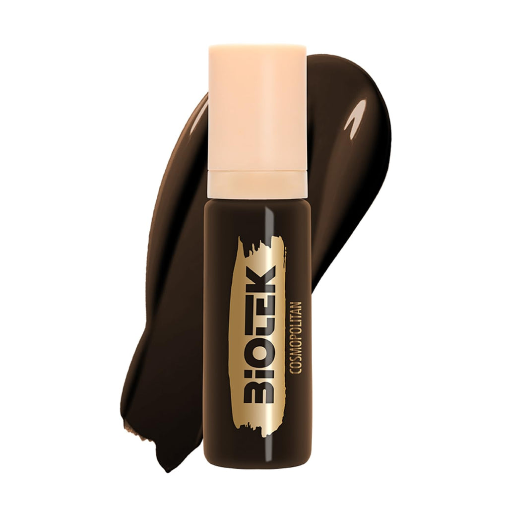 Biotek Brows Pigment Cosmopolitan – Inorganic Liquid, Extra Dark Brown (0.50 fl oz) Made in Italy