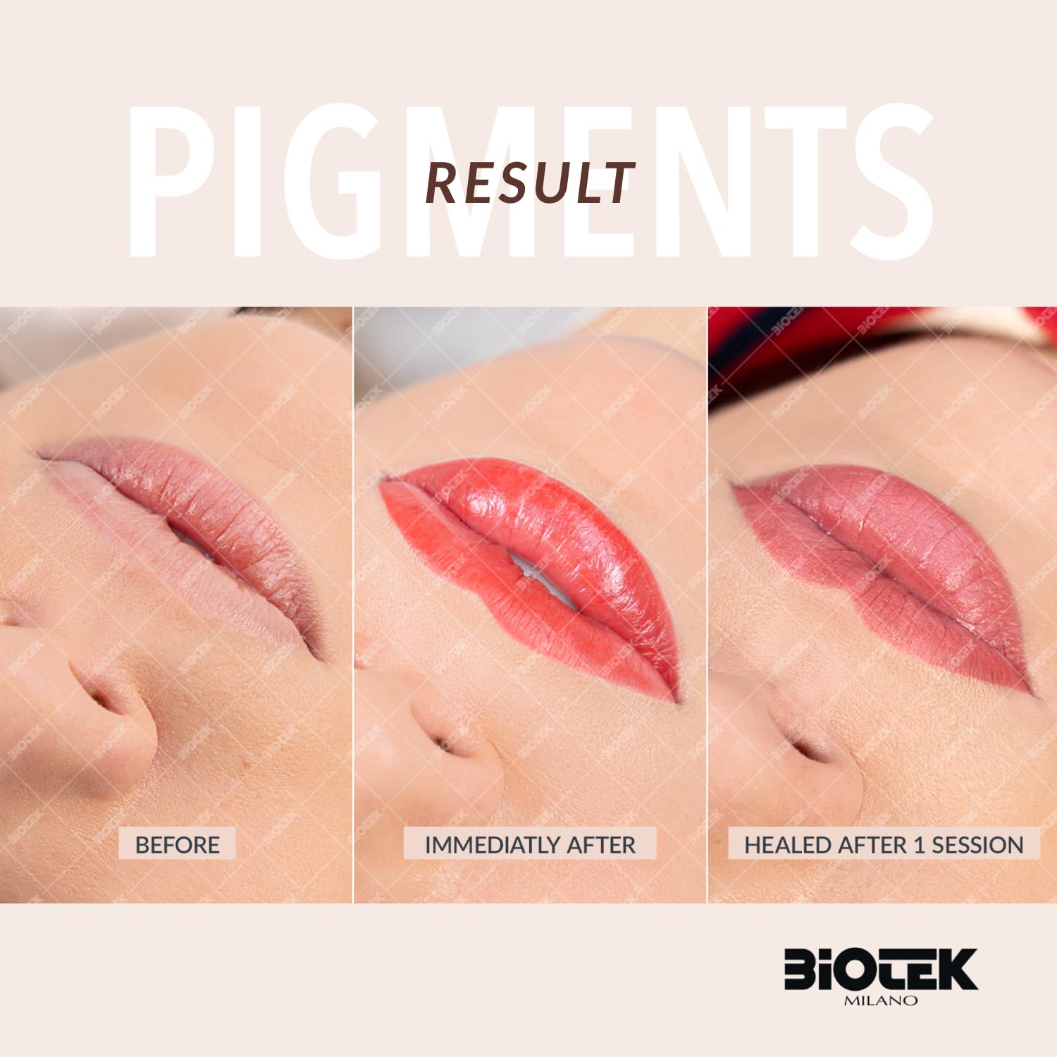 Biotek Rebel Lip Pigment - Permanent Makeup Lip Color Violet Fuchsia | Made in Italy