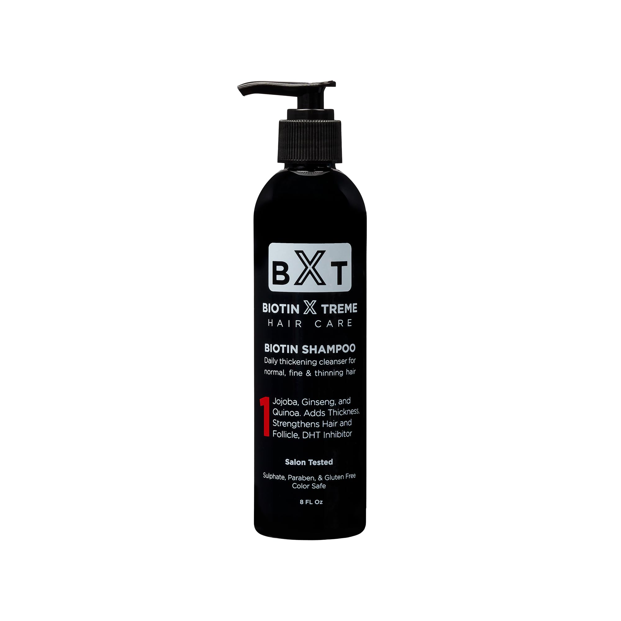 Biotin X Treme Hair Natural Shampoo | Color-Safe, DHT Blocker & Sulfate-Free (8 oz)