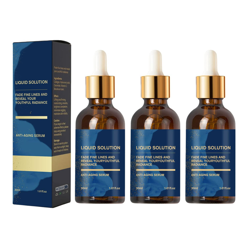 Biuhorey Olavita Serum Facial Serum – Vitamin C & E for Anti-Aging, Pore Care, 3pcs