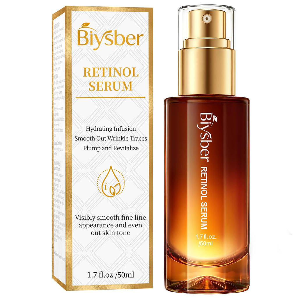 BIYSBER Retinol Collagen Serum for Face – Anti-Aging, Hydration & Firming (1.7 fl oz)