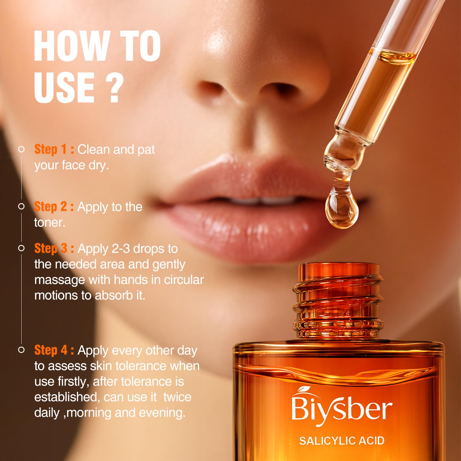 BIYSBER Salicylic Acid 2% Serum – Acne-Prone Skin, Oil Control & Hydration