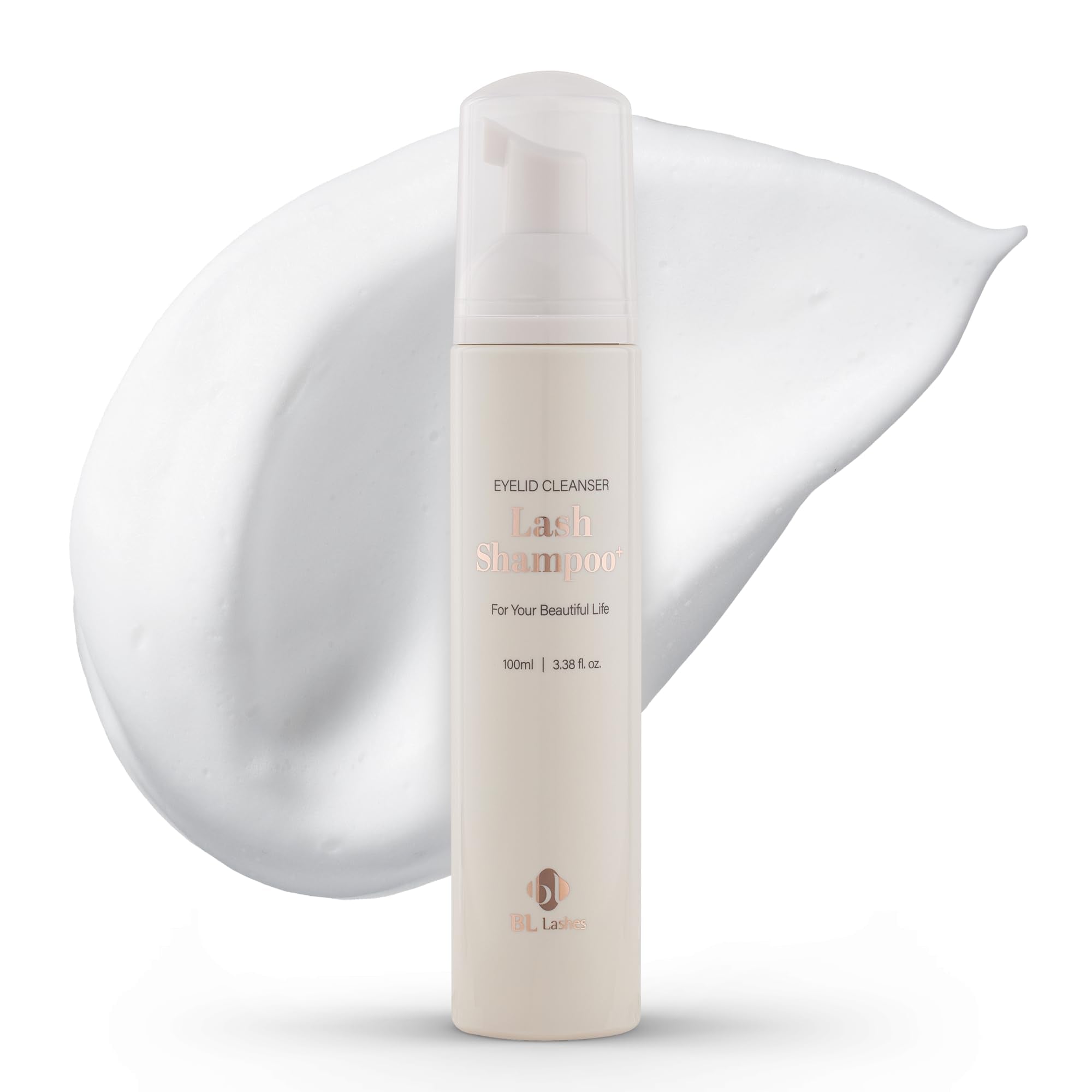 BL BL Lash Shampoo for Extensions – Gentle, Oil-Free Eyelash Cleanser | pH Balanced 6.5–7.5 | 100ml