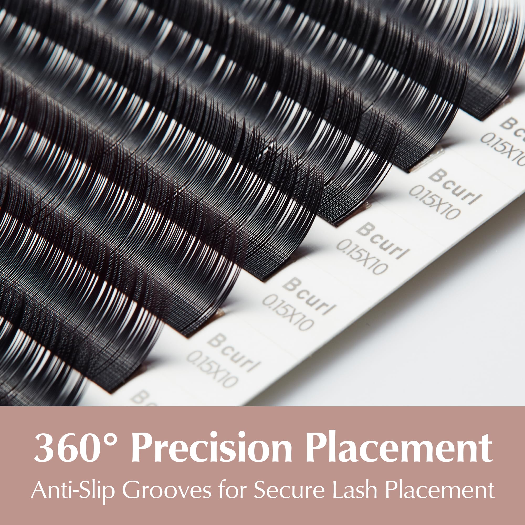 BL Laser Mink Classic Lashes – 0.15mm Thickness, D Curl, 12mm | Natural Semi-Permanent Eyelashes