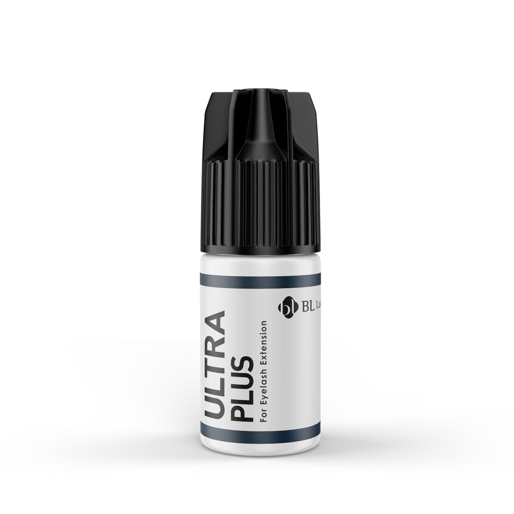 BL Lashes Ultra Plus Extra Strong Lash Glue | 2-3 Sec Dry, 7 Weeks Retention, Black Adhesive (5g)