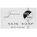 Black & White Skin Soap Bar - 3.5 oz, Pack of 6 | Gentle Daily Cleansing