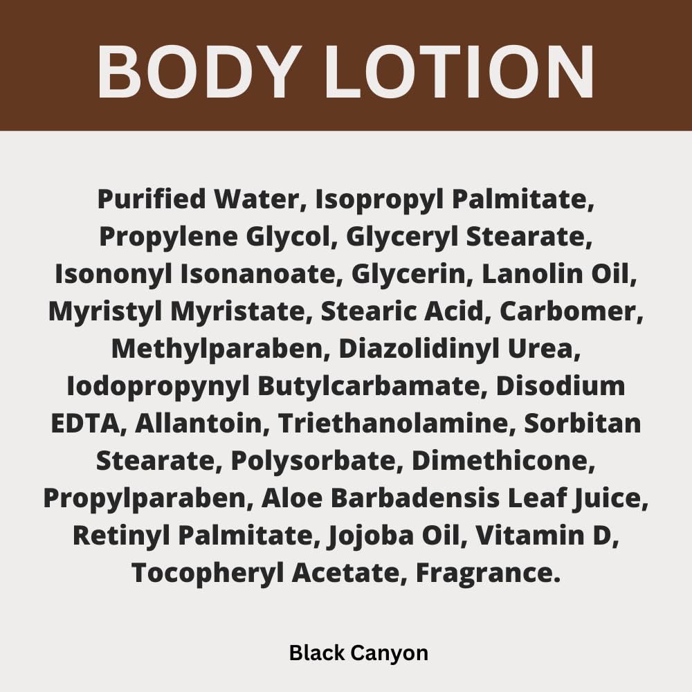 Black Canyon Maple Syrup and Waffles Scented Body Lotion – 12 Oz with Lanolin and Jojoba Oil