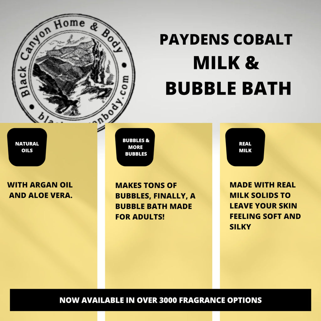 Black Canyon Tobacco Vanilla Scented Milk & Bubble Bath – 12 Oz