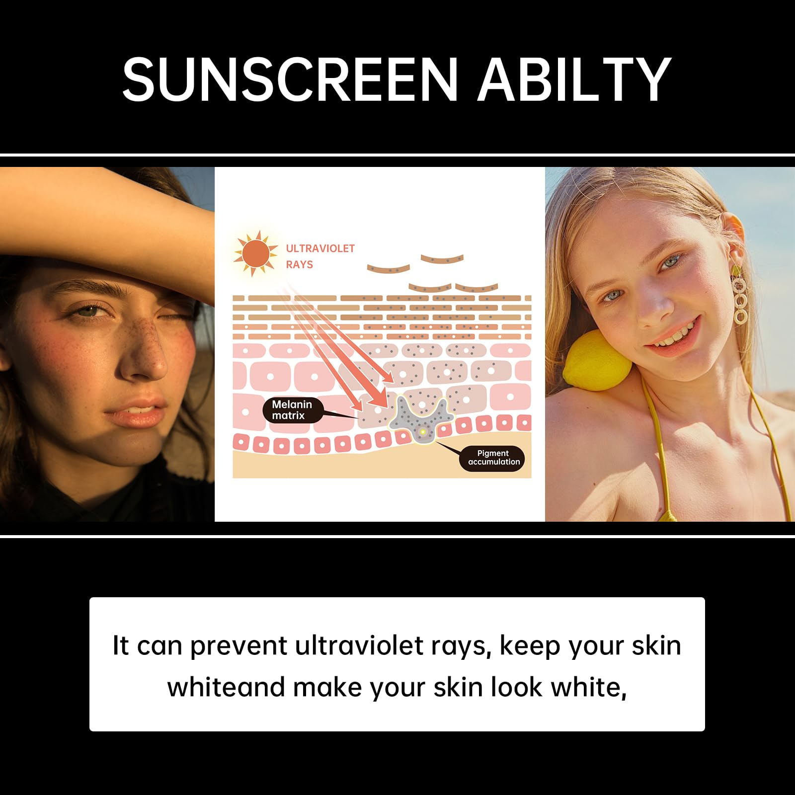 Face Sunscreen Black Girl SPF 30 – No White Cast, Moisturizing 2-Pack
