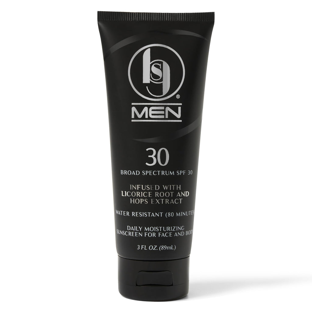Black Girl Sunscreen Men's SPF 30 – Clear, Moisturizing Sunscreen Lotion for Face & Body (3 oz)