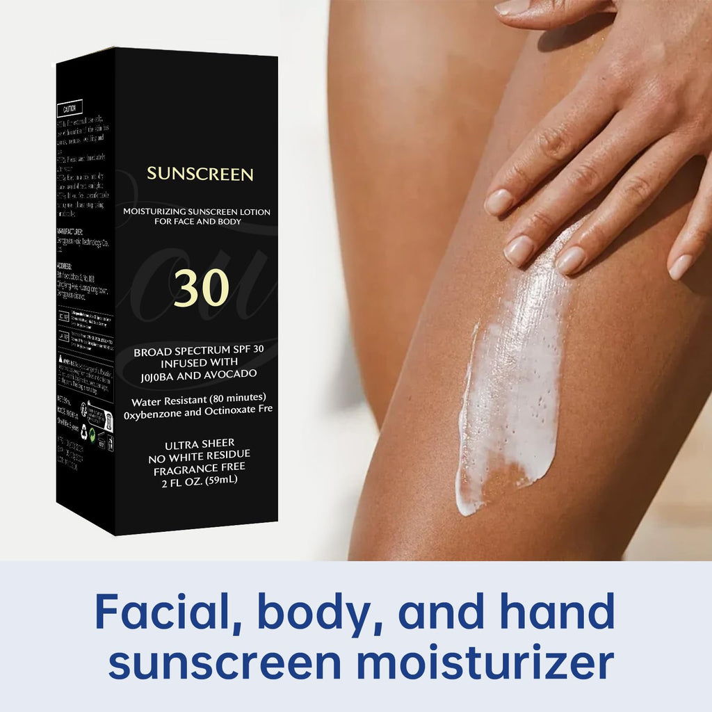 Face Sunscreen Black Girl SPF 30 – No White Cast, Moisturizing 2-Pack