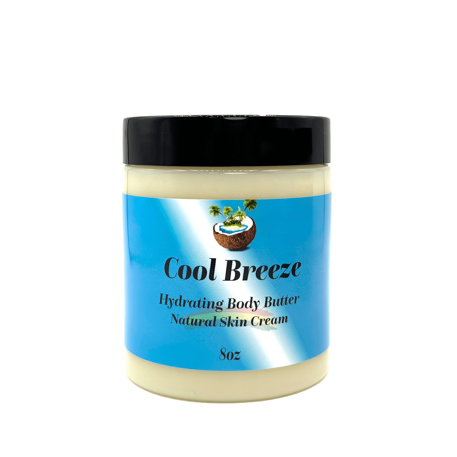 Black Lavish Essentials Ultra-Soft Shea Body Butter – Deep Hydration for Dry Skin, Cool Breeze Scent, 8oz