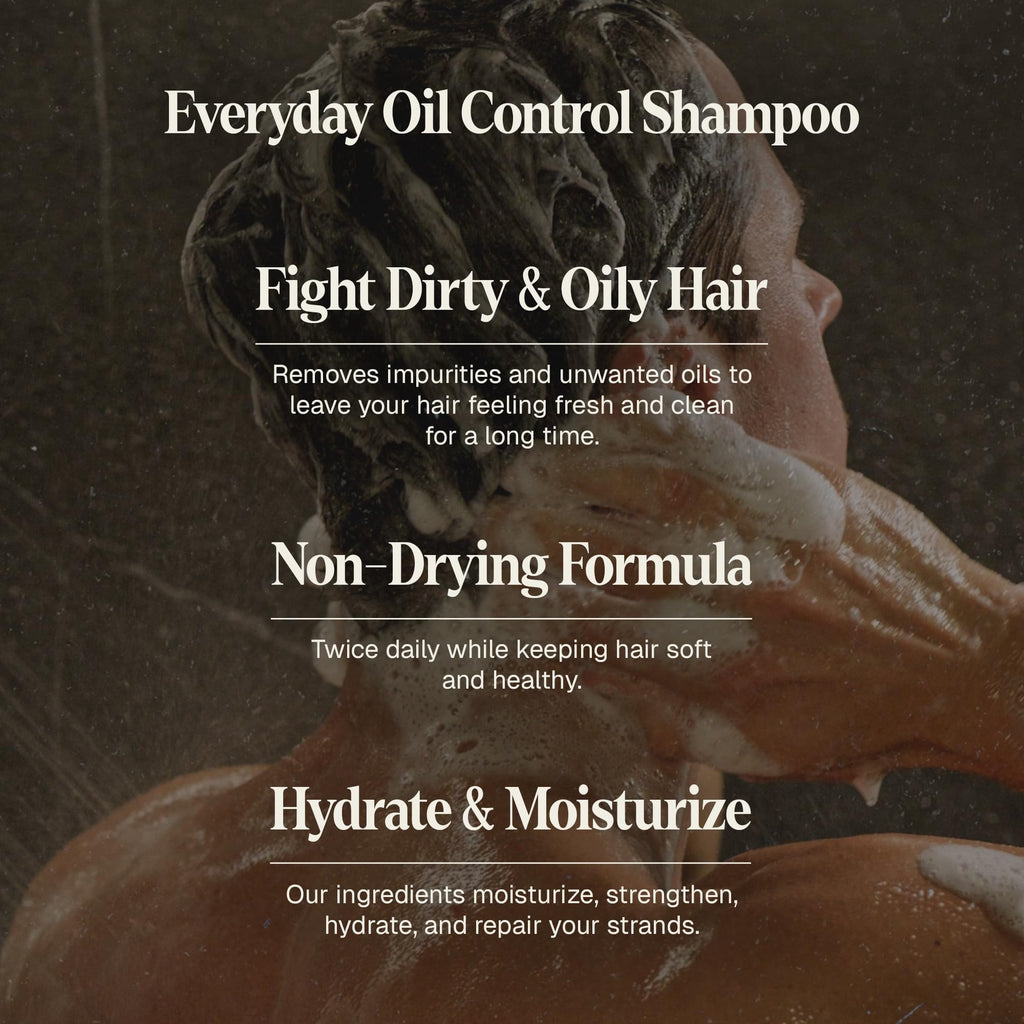 Black Wolf Oil Control Shampoo & Conditioner Set for Oily Hair – Daily Men’s Hair Care