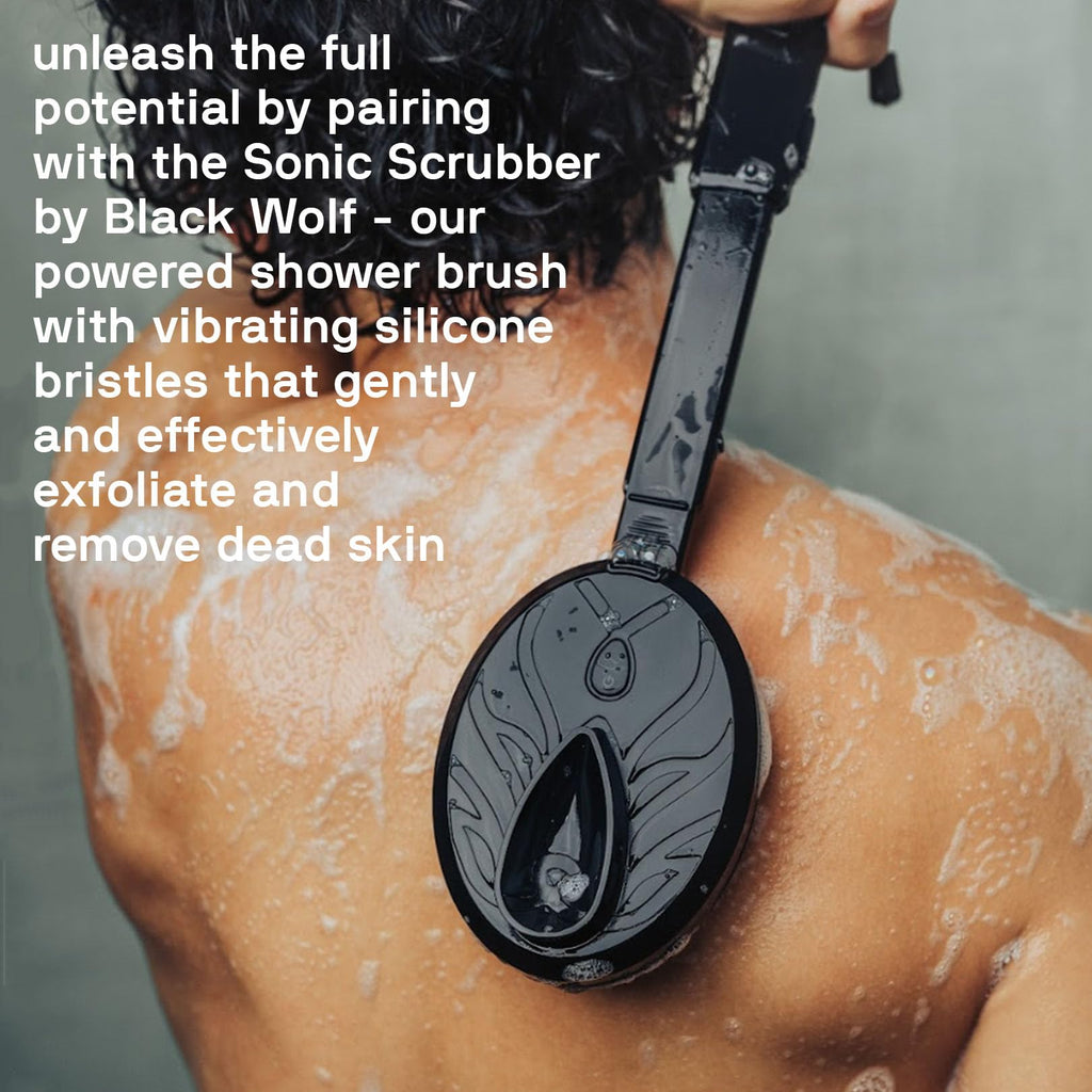 Black Wolf 2-Pack Moisturizing Body Wash – Hydrating Cleanser for Dry & Sensitive Skin