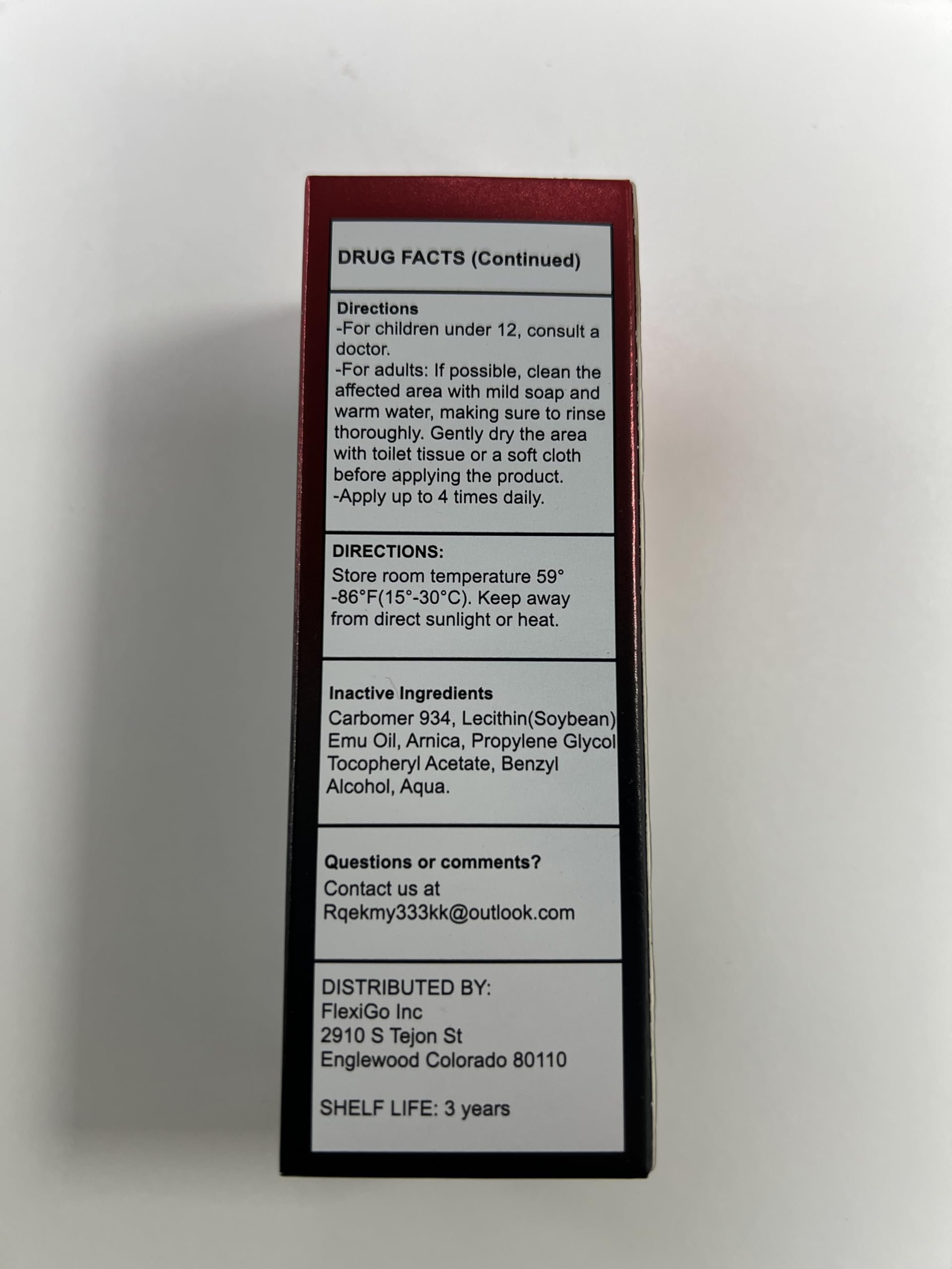 BlackCaves Numbing Cream – Maximum Strength Skin Numbing with Emu Oil & Arnica, 60ml