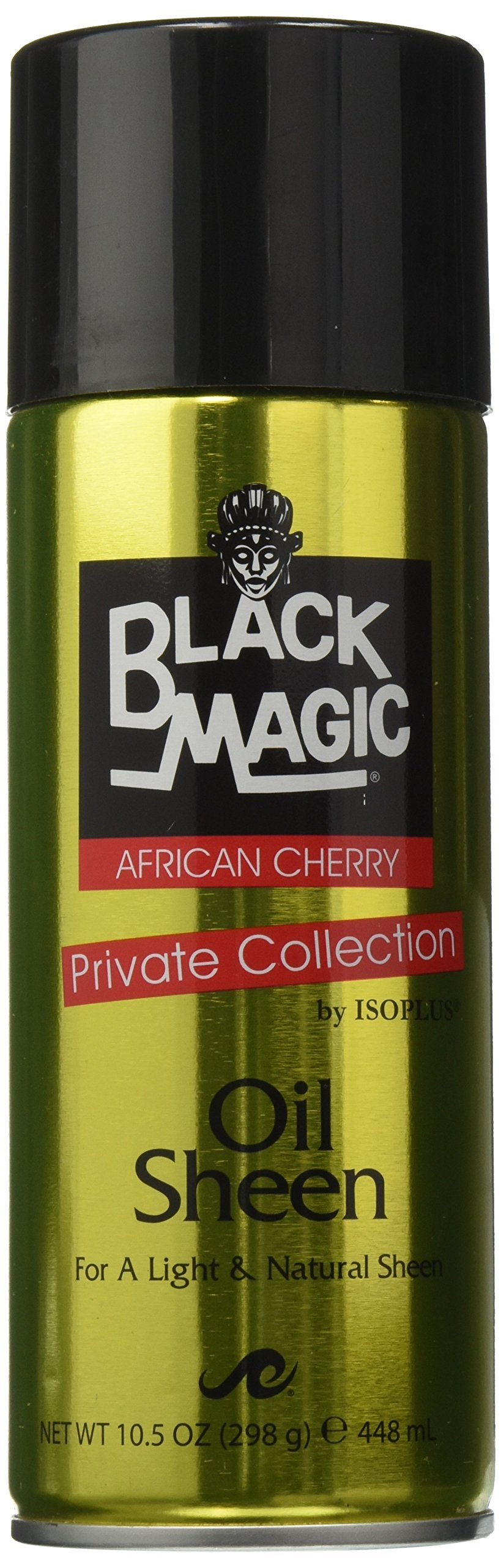 Blackmagic Design Black Magic Oil Sheen Cherry, 10.5 oz – Lustrous Shine for All Hair Textures
