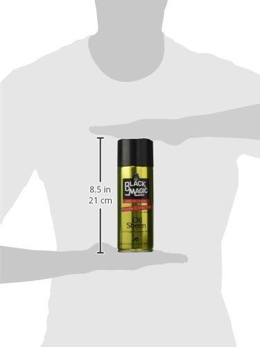 Blackmagic Design Black Magic Oil Sheen Cherry, 10.5 oz – Lustrous Shine for All Hair Textures