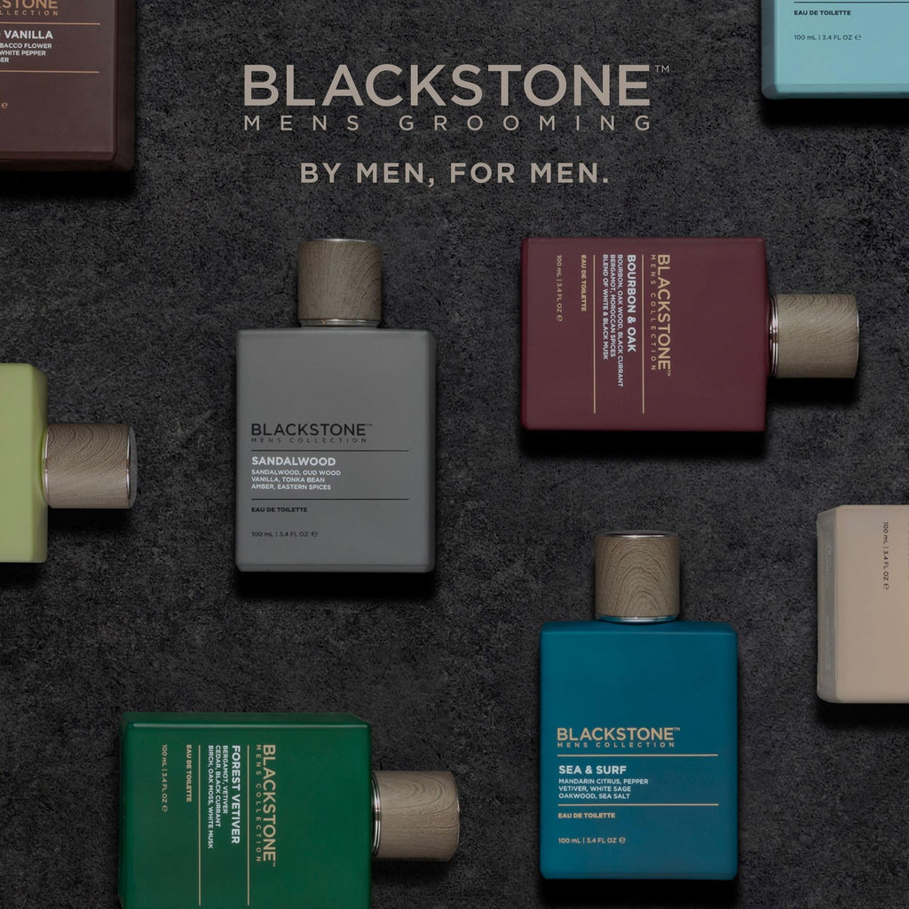 Blackstone Santal & Cedar Eau de Toilette for Men | Warm Woody Fragrance, 100 ml