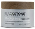 Blackstone Men's Grooming Thickening Fiber Paste Gel – Pliable Hold, Matte Finish, Volume Boost | Paraben & Cruelty Free | Made in USA, Sandalwood (4 oz)