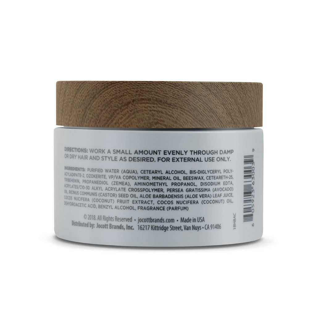 Blackstone Men's Grooming Thickening Fiber Paste Gel – Pliable Hold, Matte Finish, Volume Boost | Paraben & Cruelty Free | Made in USA, Sandalwood (4 oz)