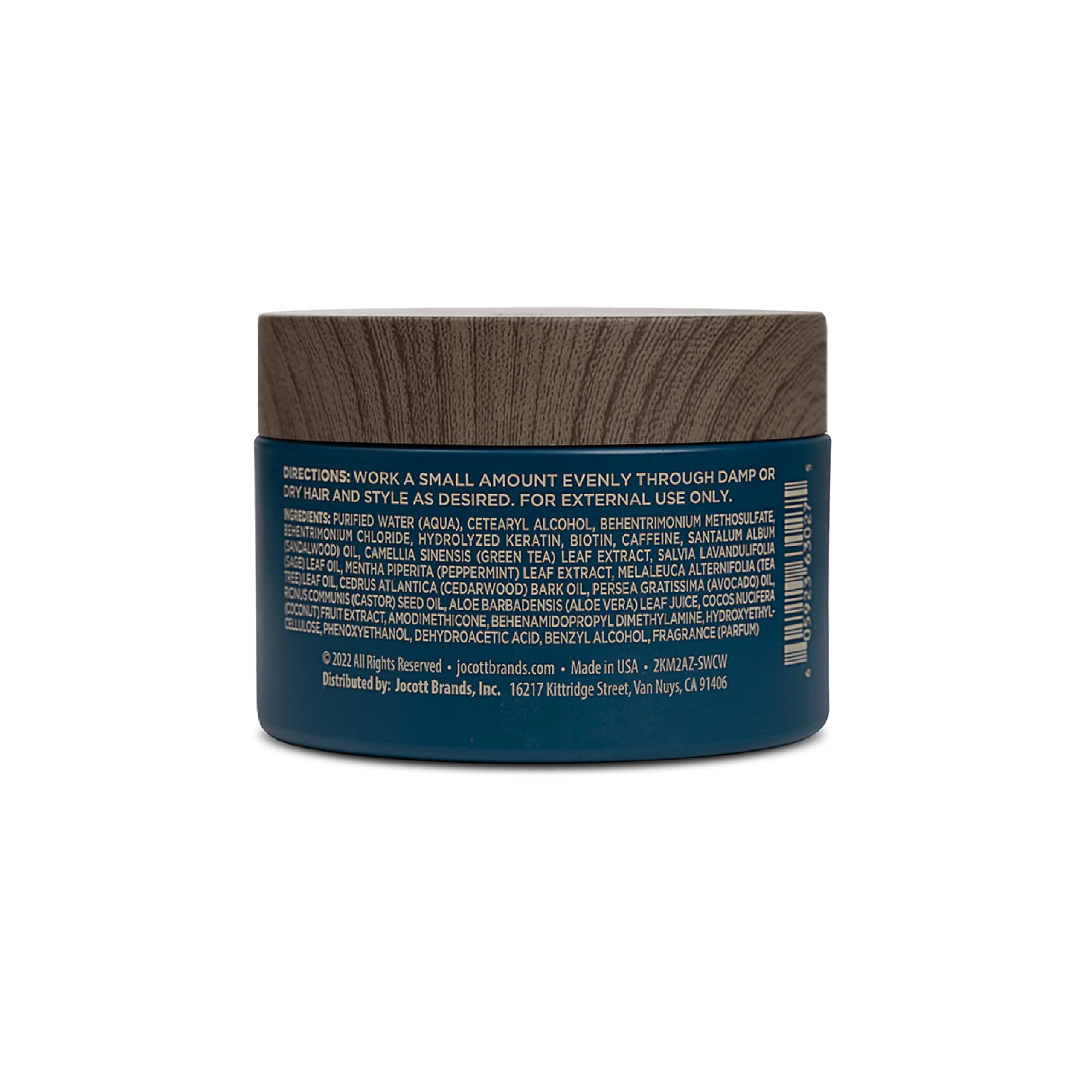 Blackstone Hair Thickening Pomade – Pliable Hold, Matte Finish | Made in USA, Paraben & Cruelty-Free (4 oz)