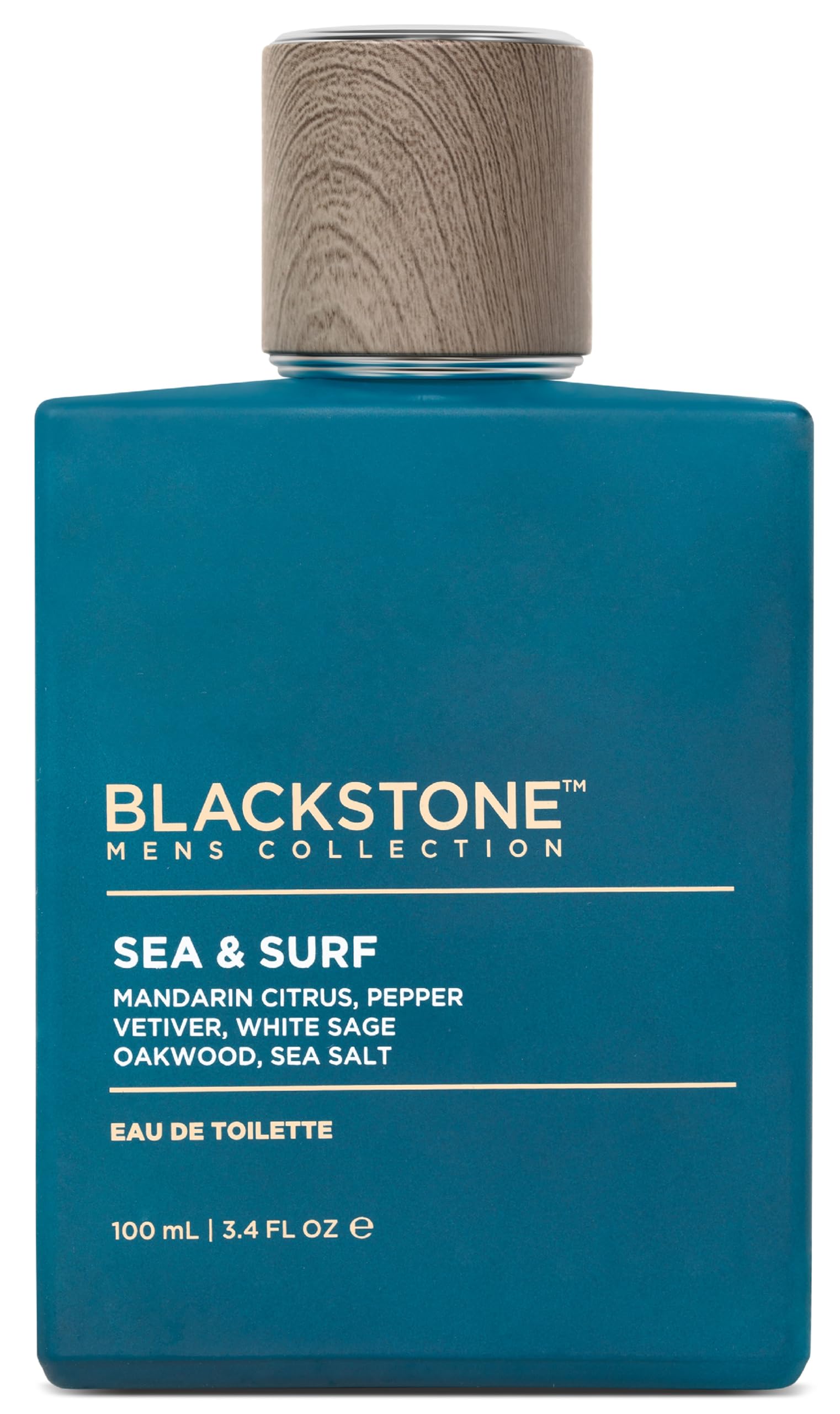 Blackstone Sea & Surf Eau de Toilette for Men – Fresh Coastal Scent, Long-Lasting, 3.4 fl oz
