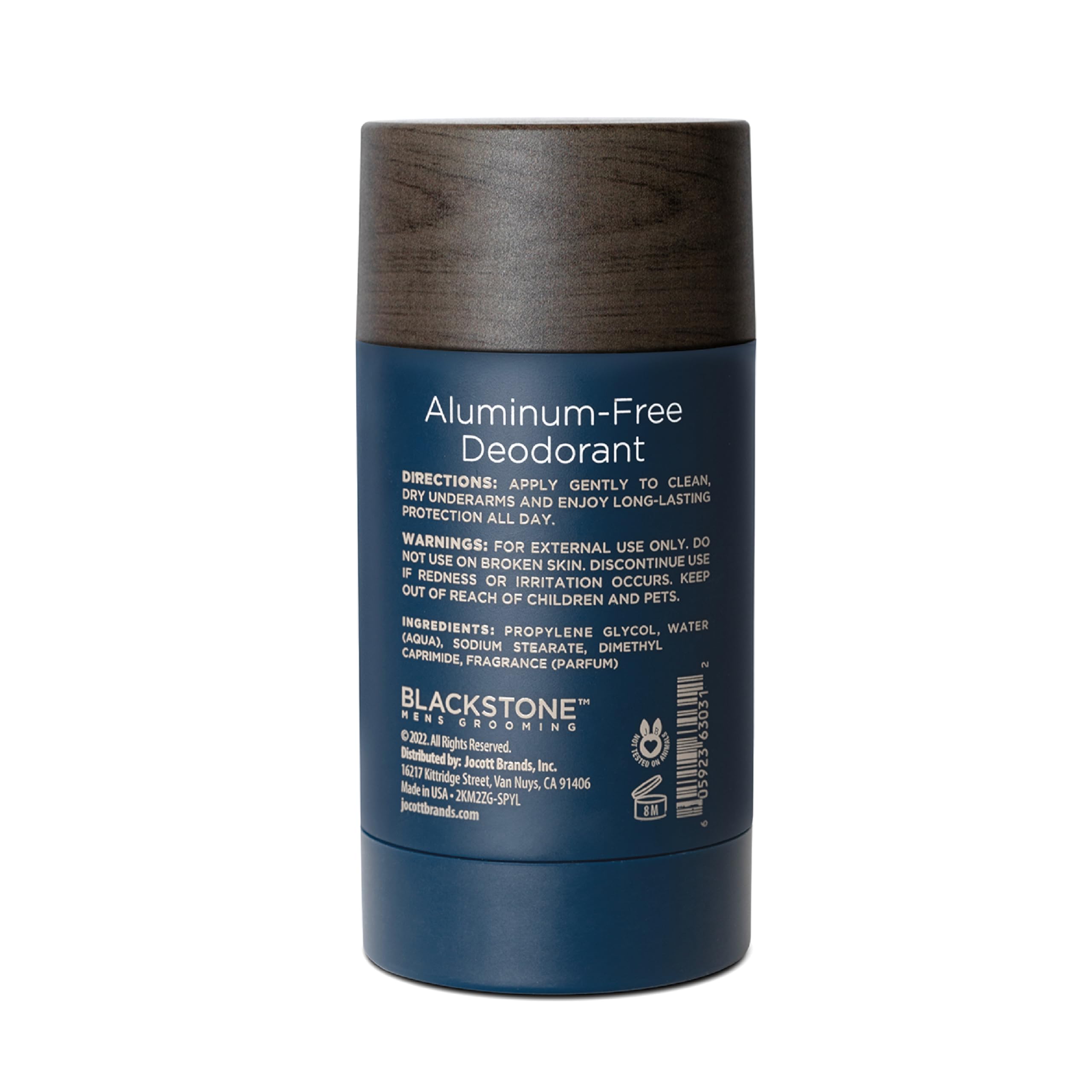 Blackstone Men’s Aluminum-Free Deodorant – Sea & Surf, All-Day Odor Protection