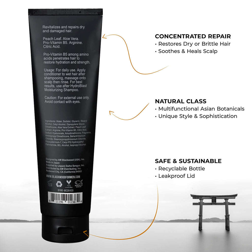 Blackwood For Men HydroBlast Moisturizing Conditioner | Deep Hydration for Damaged & Dry Hair