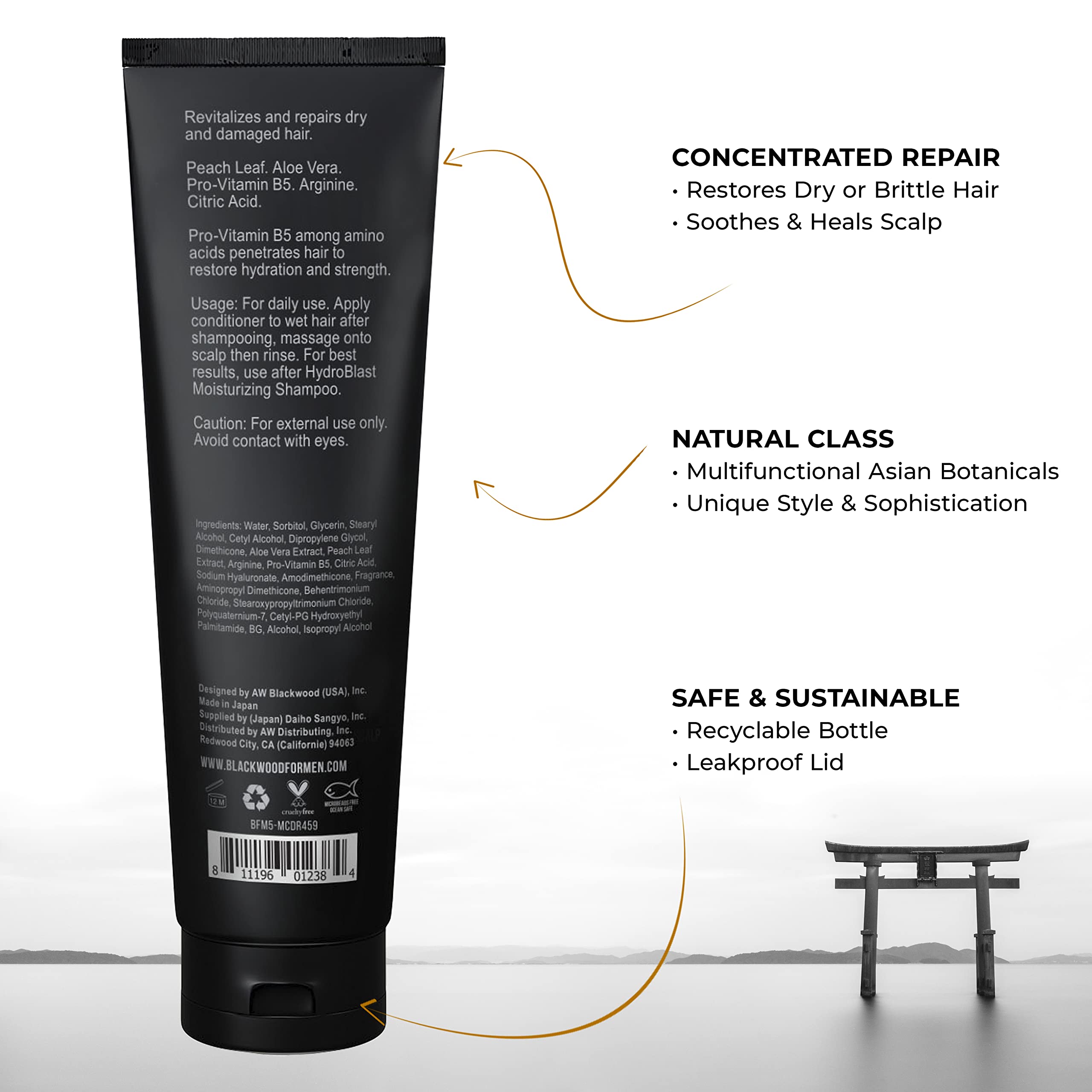 Blackwood For Men HydroBlast Moisturizing Conditioner | Deep Hydration for Damaged & Dry Hair