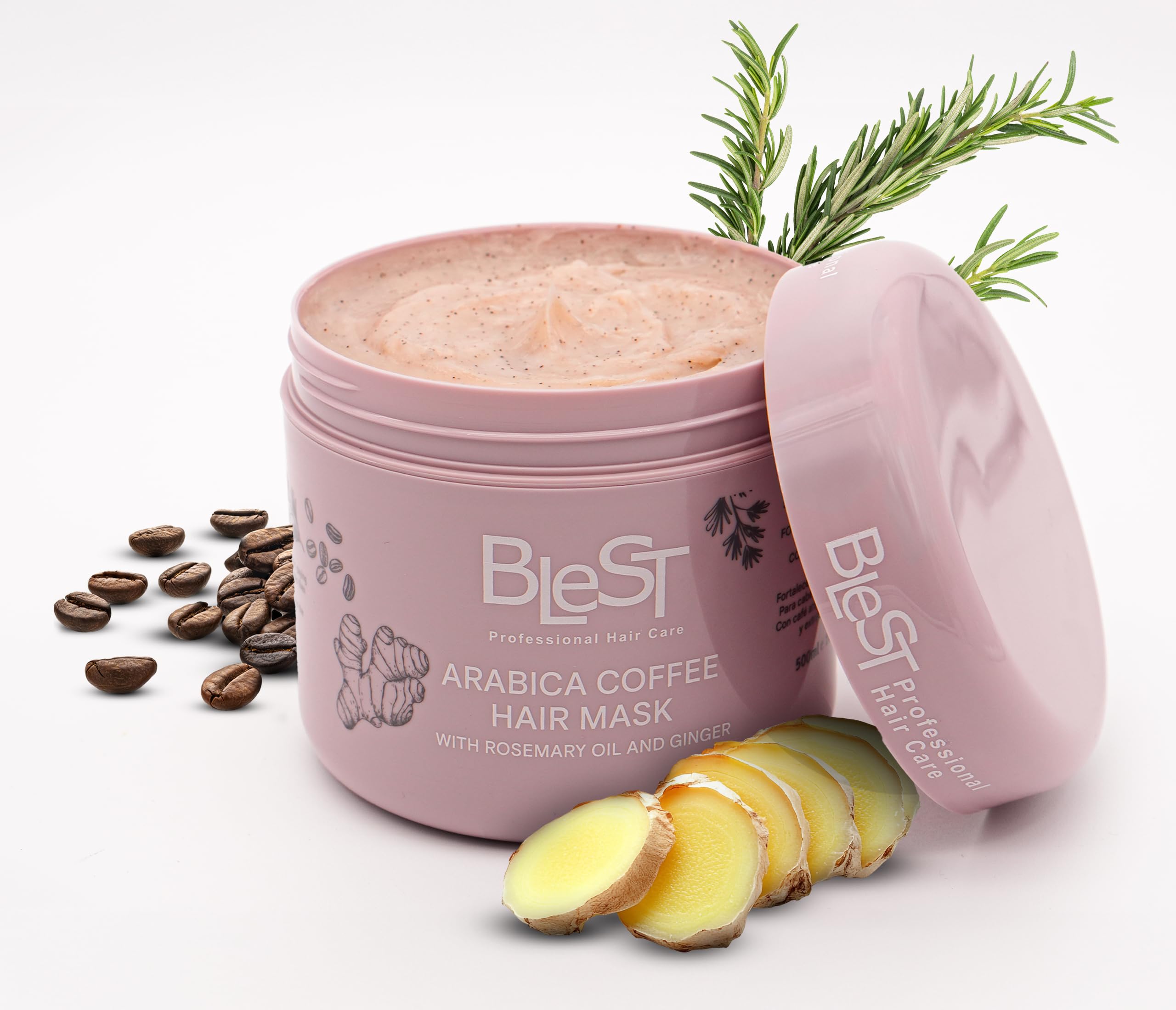BLEST Professional Hair Care Mask – Deep Repair for Dry, Damaged or Frizzy Hair (500 ml) | Vegan