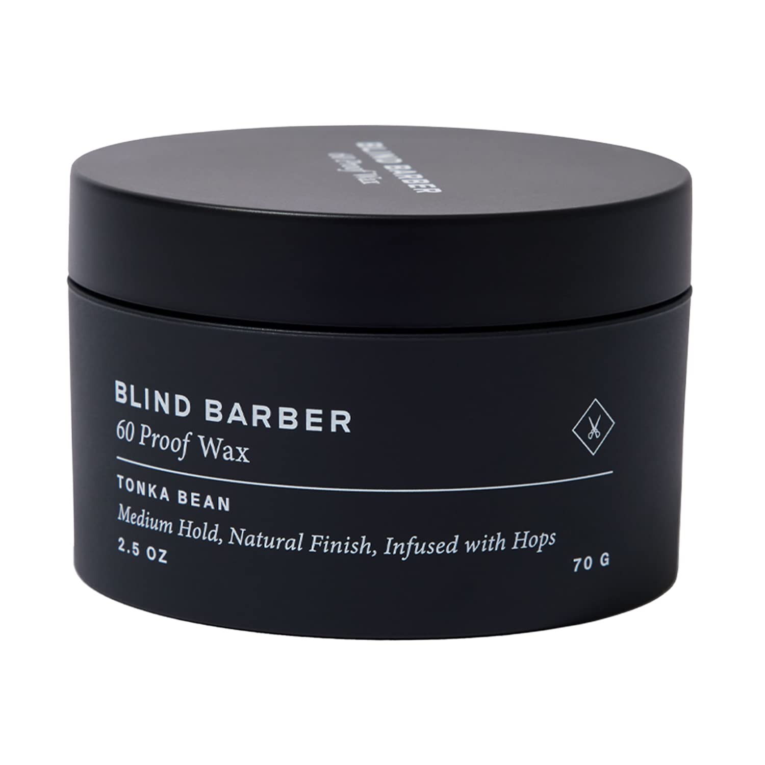Blind Barber 60 Proof Hair Wax – Water-Based, Medium Hold & Shine (2.5 oz)