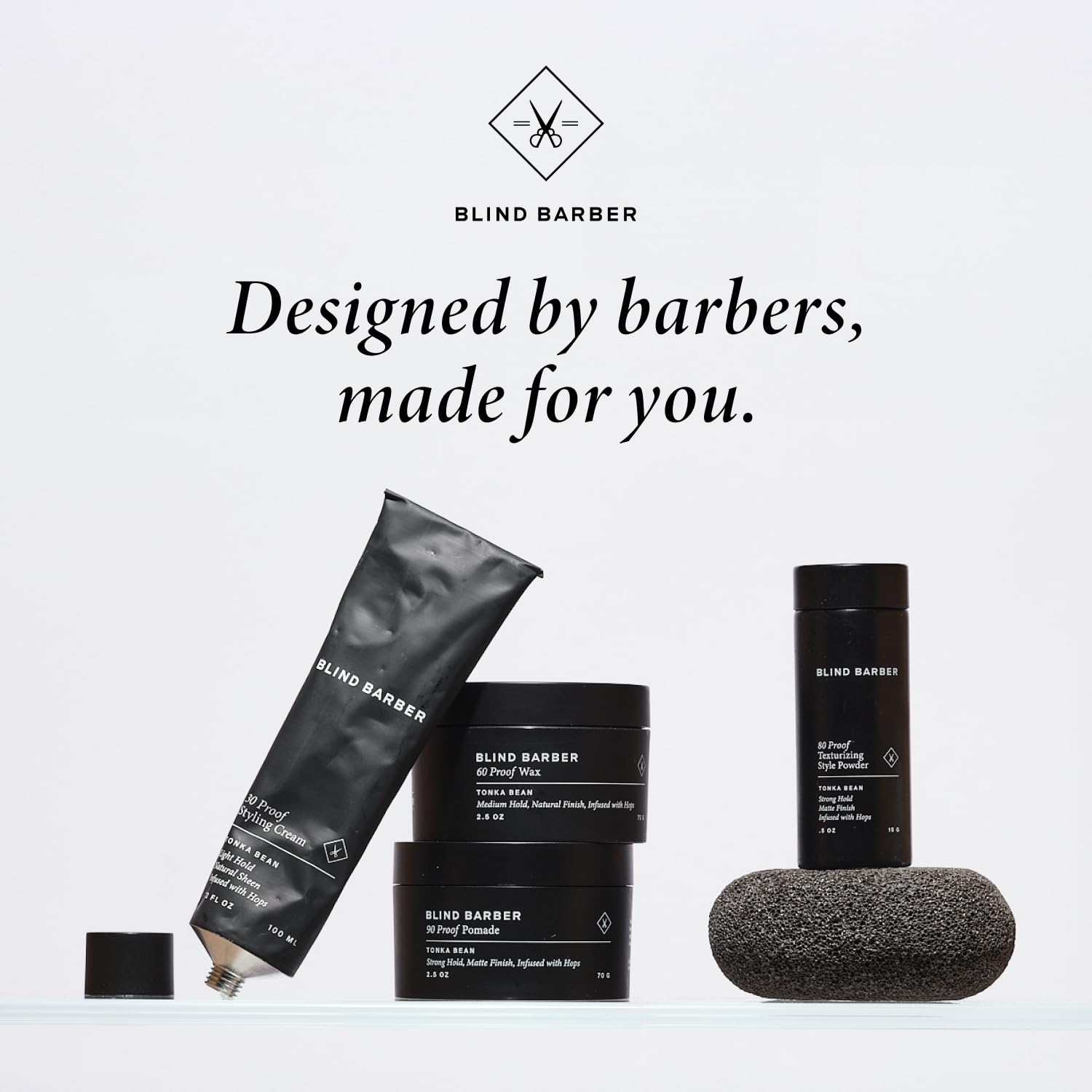 Blind Barber Bryce Harper Gift Set — Two-Piece Hair Clay + Beard Balm for Men