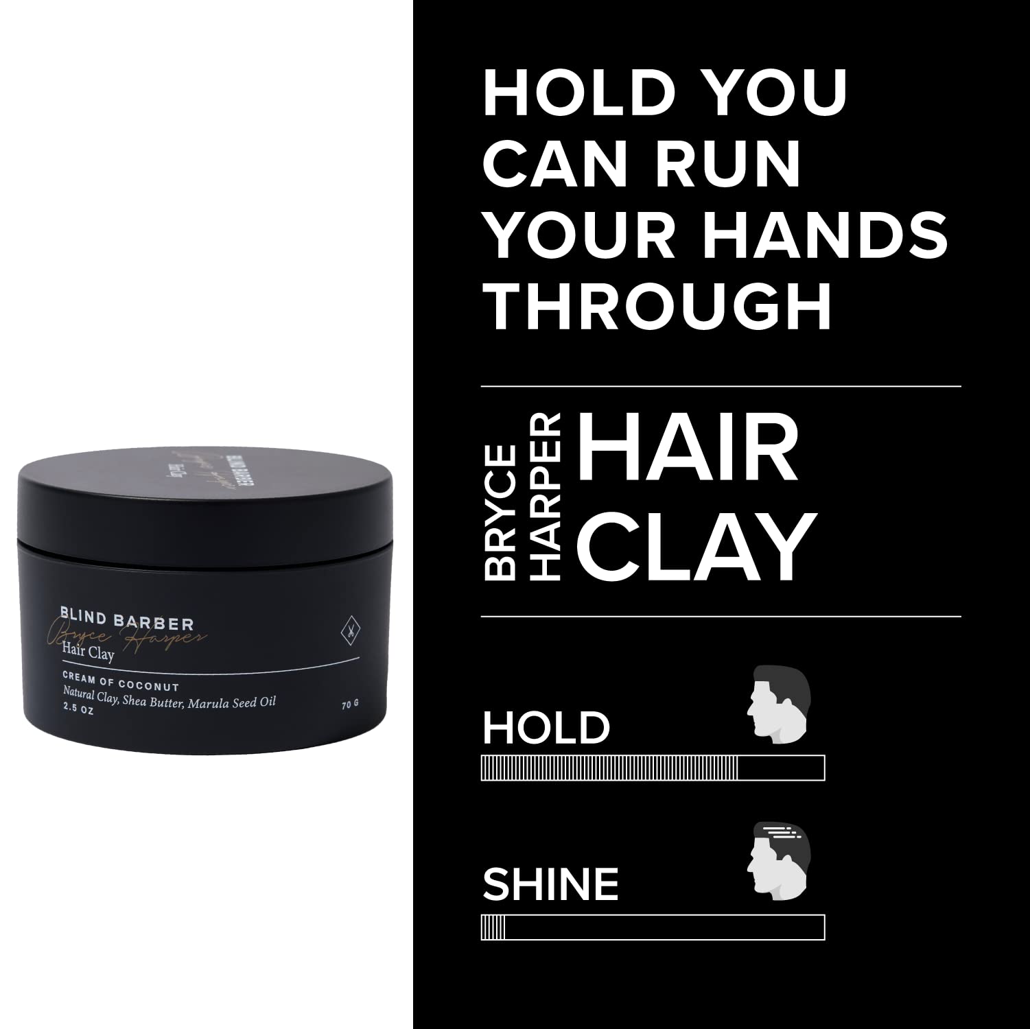 Blind Barber Bryce Harper Gift Set — Two-Piece Hair Clay + Beard Balm for Men