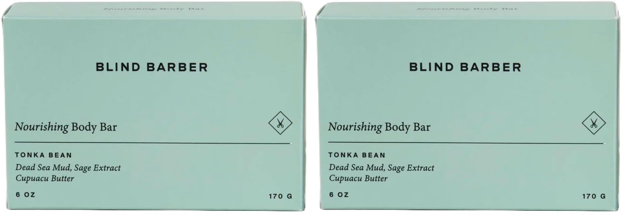 Blind Barber Nourishing Bar Soap for Men – Hydrating Body Bar, Gentle Cleanse (Pack of 2)