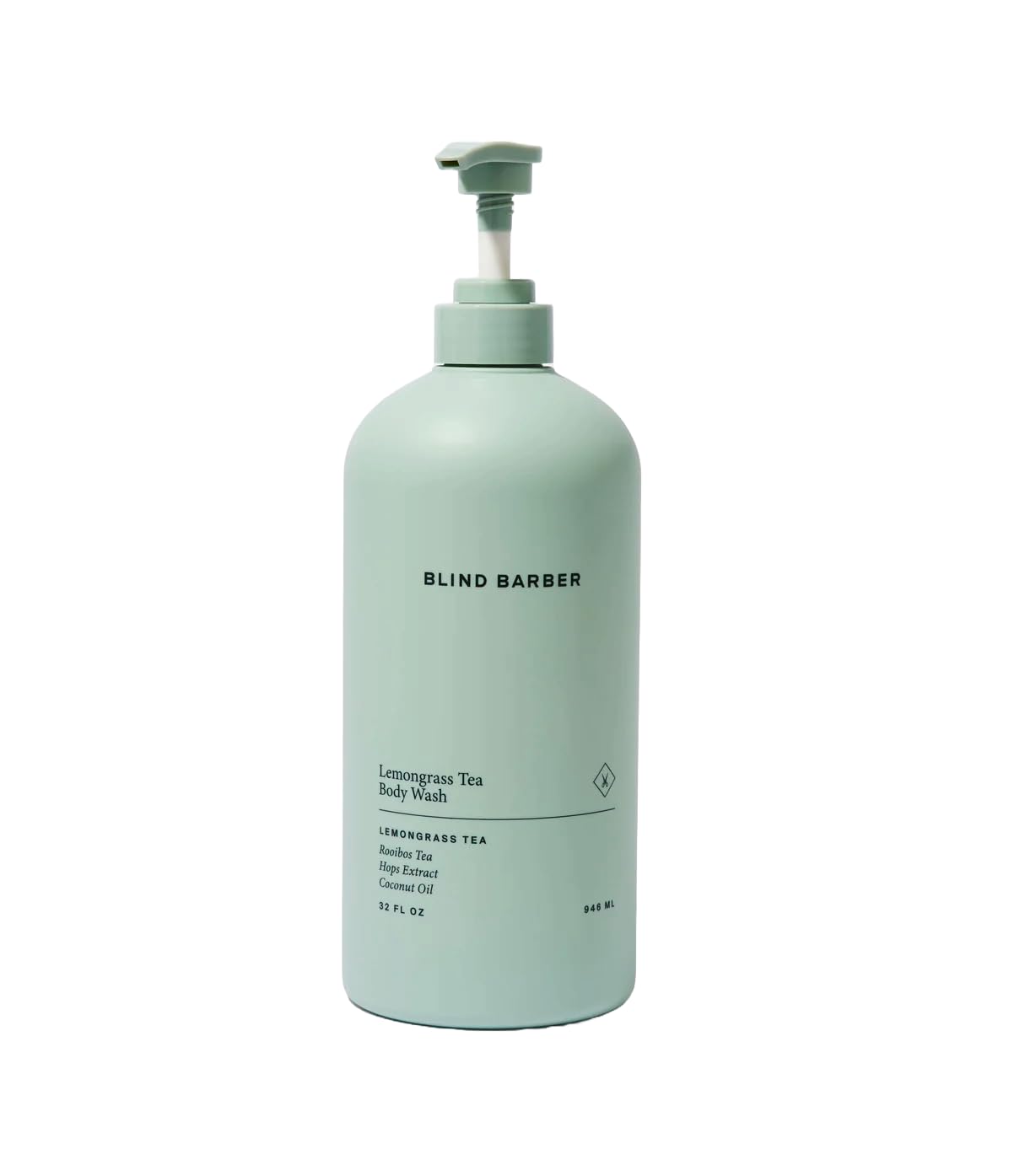 Blind Barber Lemongrass Tea Shower Gel for Men - 32 oz | Sulfate-Free Hydrating Body Wash