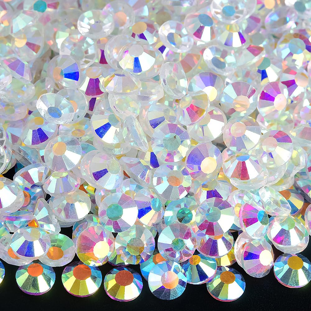 BLINGINBOX 14400pcs Flatback Rhinestones SS10 2.7-2.9mm – Crystal Glass Gems for Crafts