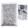 Blinginbox Flatback Rhinestones Bulk – 2880 Crystal Glass SS30 6.4-6.6mm for Crafts