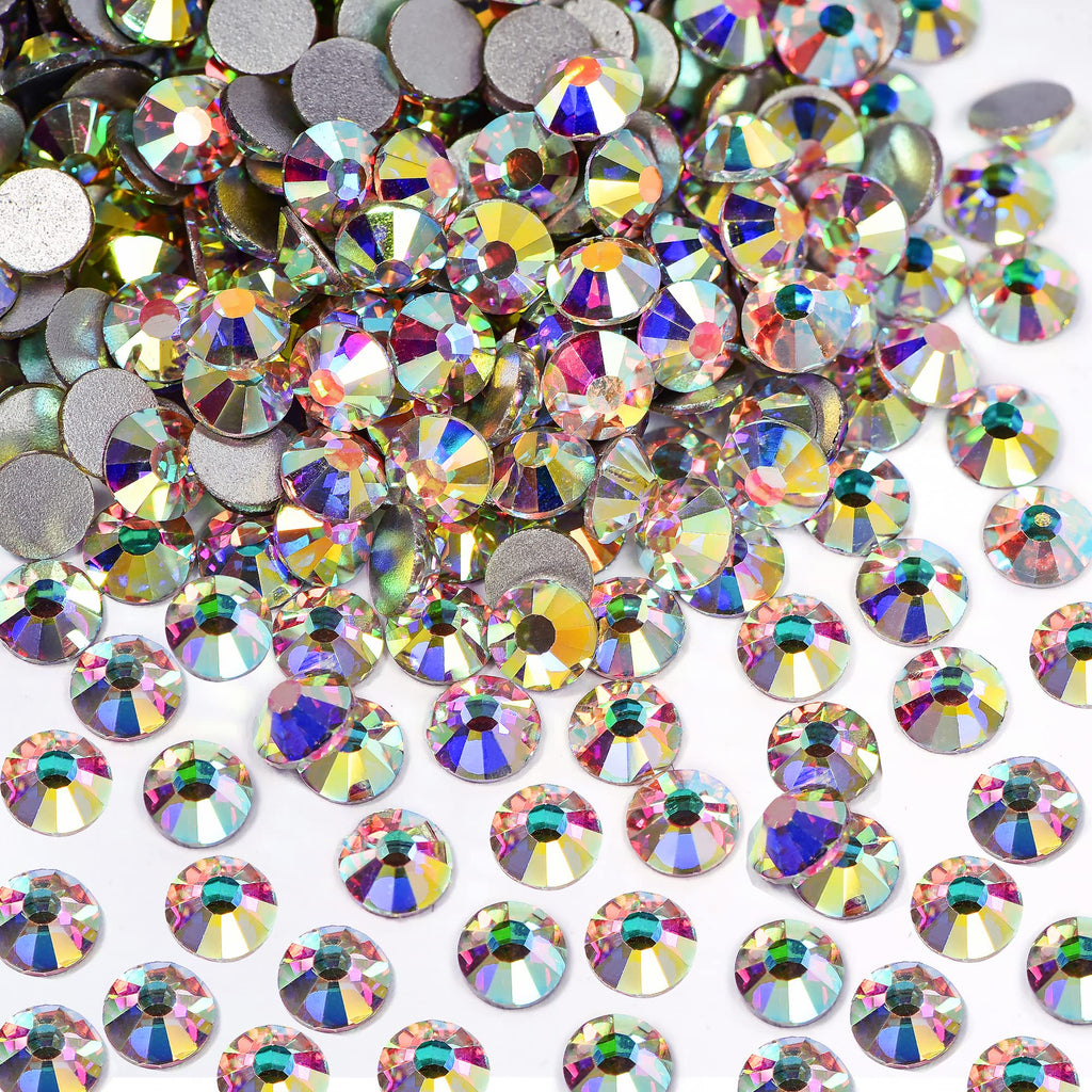 Blinginbox 14400 PCS Flatback Rhinestones SS16 Crystal AB | Glass Rhinestones for Crafts, Nails & DIY