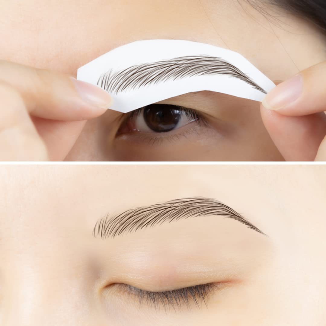 Bliss and Beyond USA 2 Sheets Eyebrow Tattoos – Waterproof & Long-Lasting Natural Look