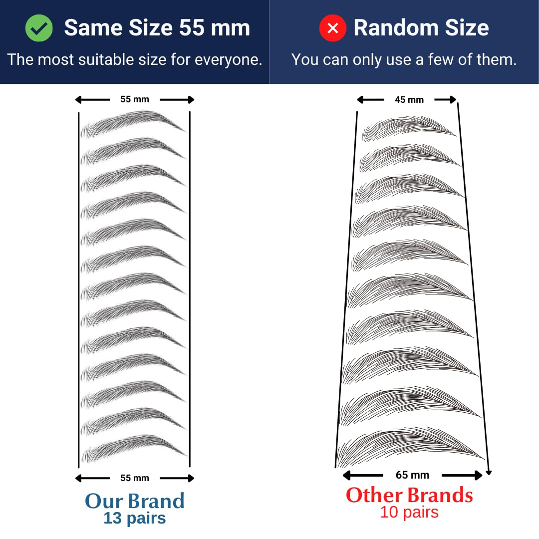 Bliss and Beyond USA 2 Sheets Eyebrow Tattoos – Waterproof & Long-Lasting Natural Look