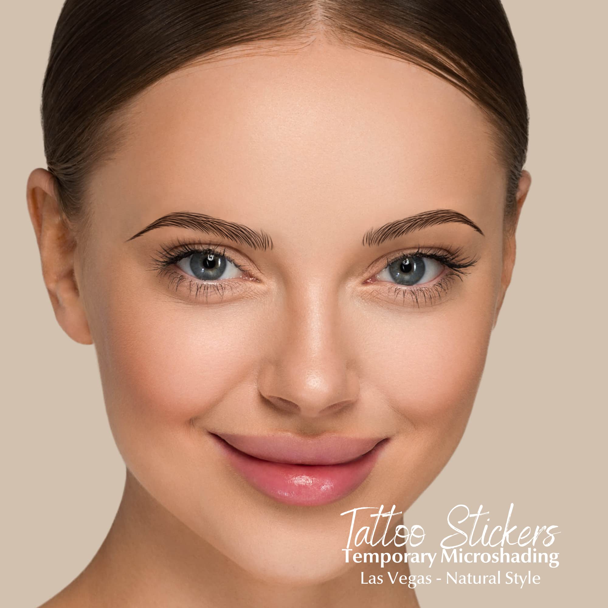 Bliss and Beyond USA 2 Sheets Eyebrow Tattoos – Waterproof & Long-Lasting Natural Look