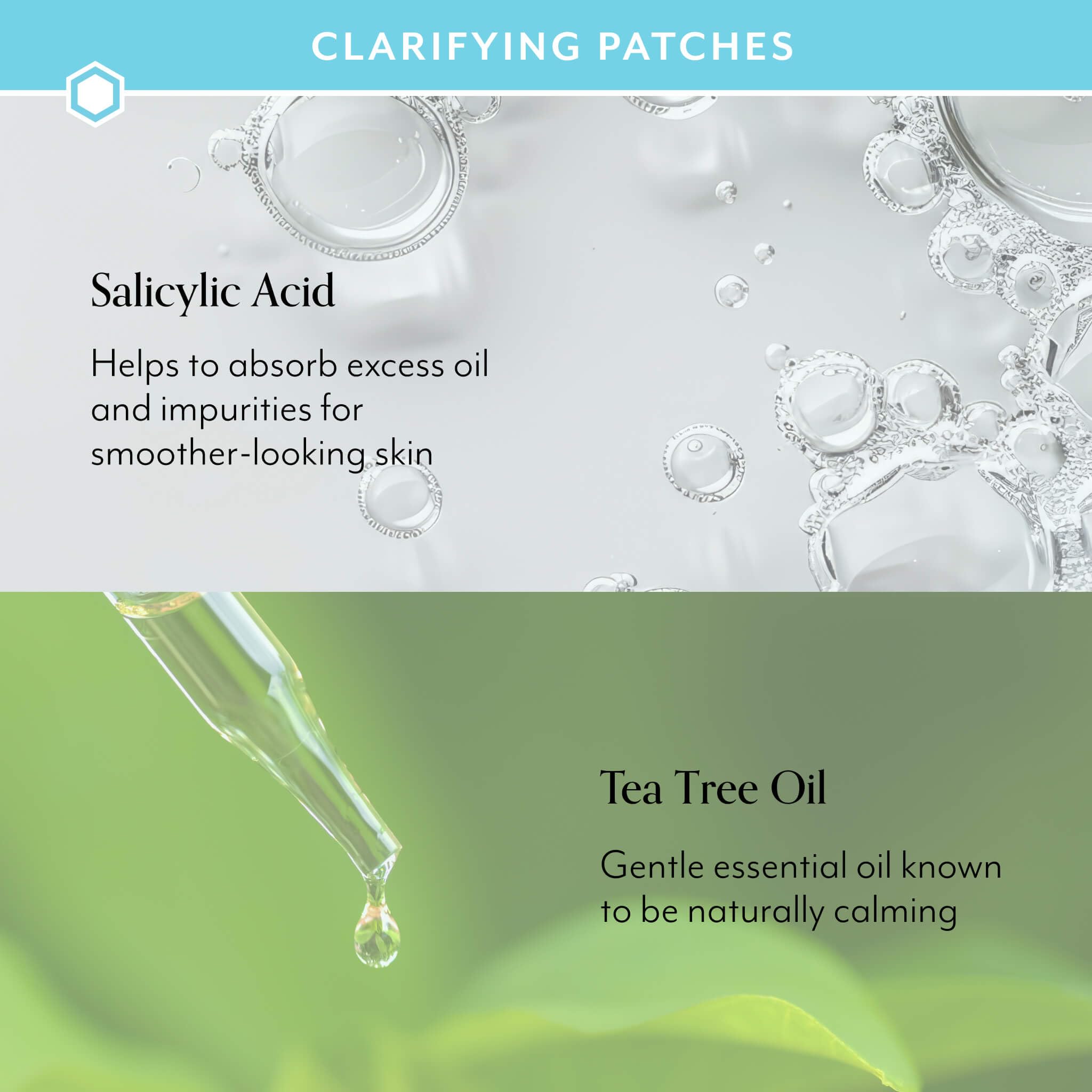 Bliss Clear Genius Blemish Patches – Salicylic Acid & Zinc for Fast Relief & Prevention, Clarifying Spot Treatment - 3 Pack