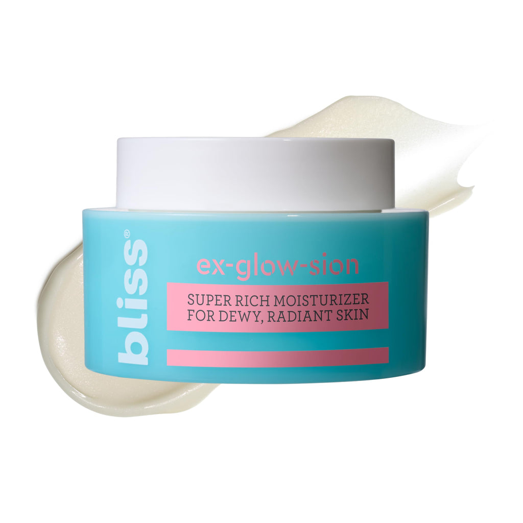 Bliss Ex-glow-sion Super Rich Face Moisturizer — Dewy Radiance, 1.7 fl oz | Vegan & Cruelty-Free
