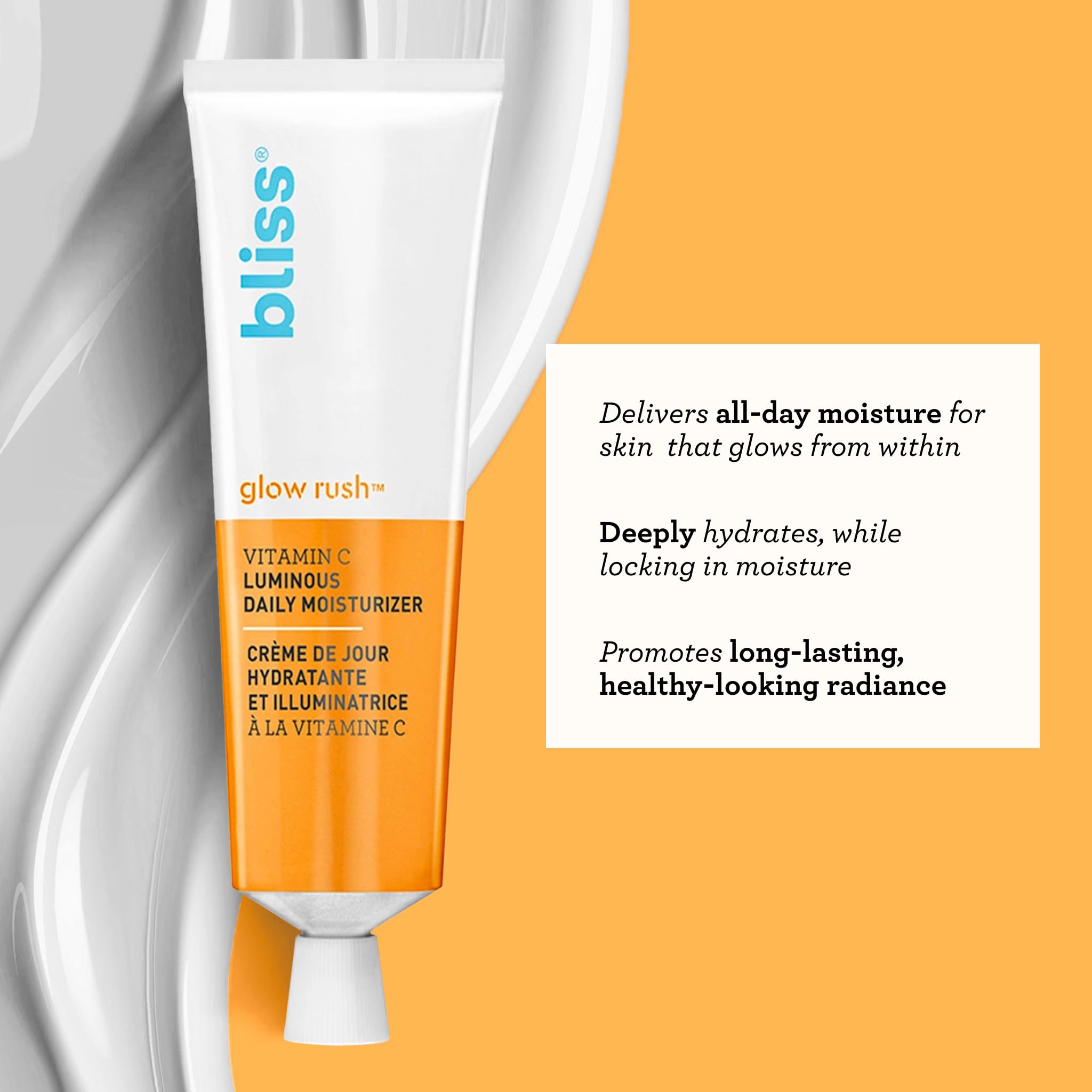 Bliss Glow Rush Vitamin C Luminous Daily Moisturizer | Brightening, Hydration & Soothing