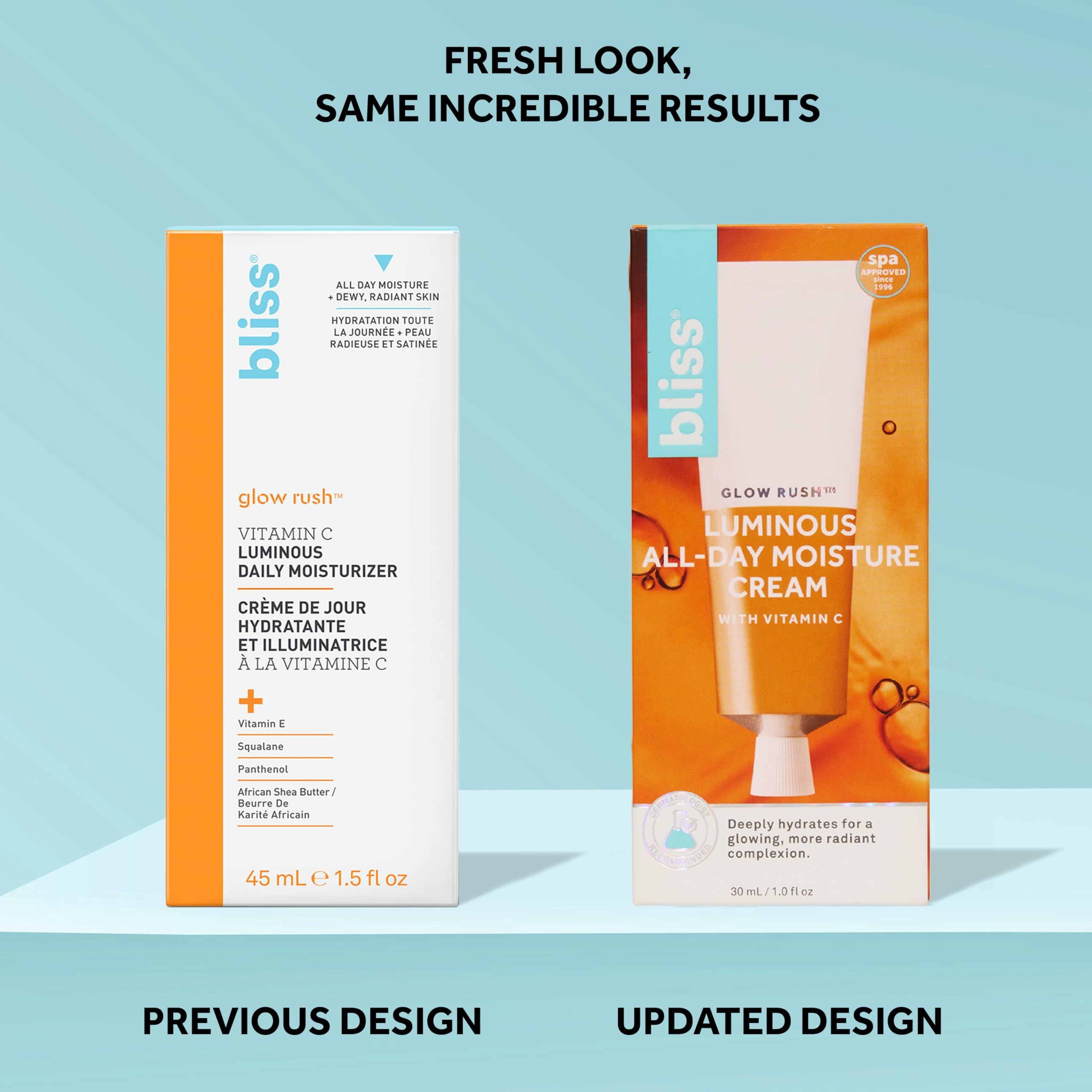 Bliss Glow Rush Vitamin C Luminous Daily Moisturizer | Brightening, Hydration & Soothing