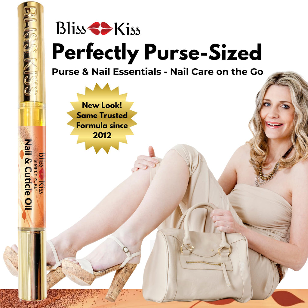 Bliss Kiss Pumpkin Spice Latte Nail Oil Pen | Vitamin E & Jojoba for Stronger Nails