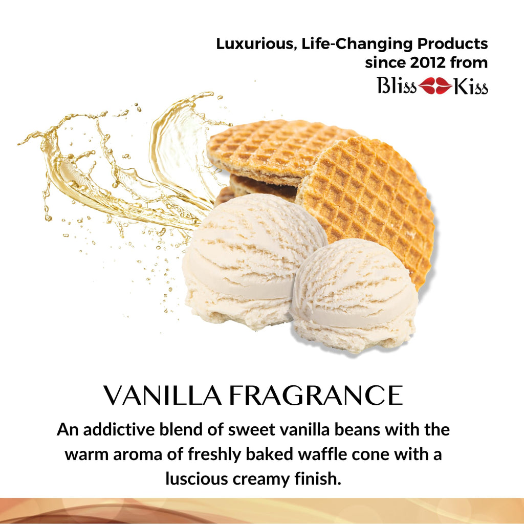 Bliss Kiss Simply Pure Nail Oil Pen 4-Pack – Vanilla Scent, Jojoba & Vitamin E for Hydration & Strength