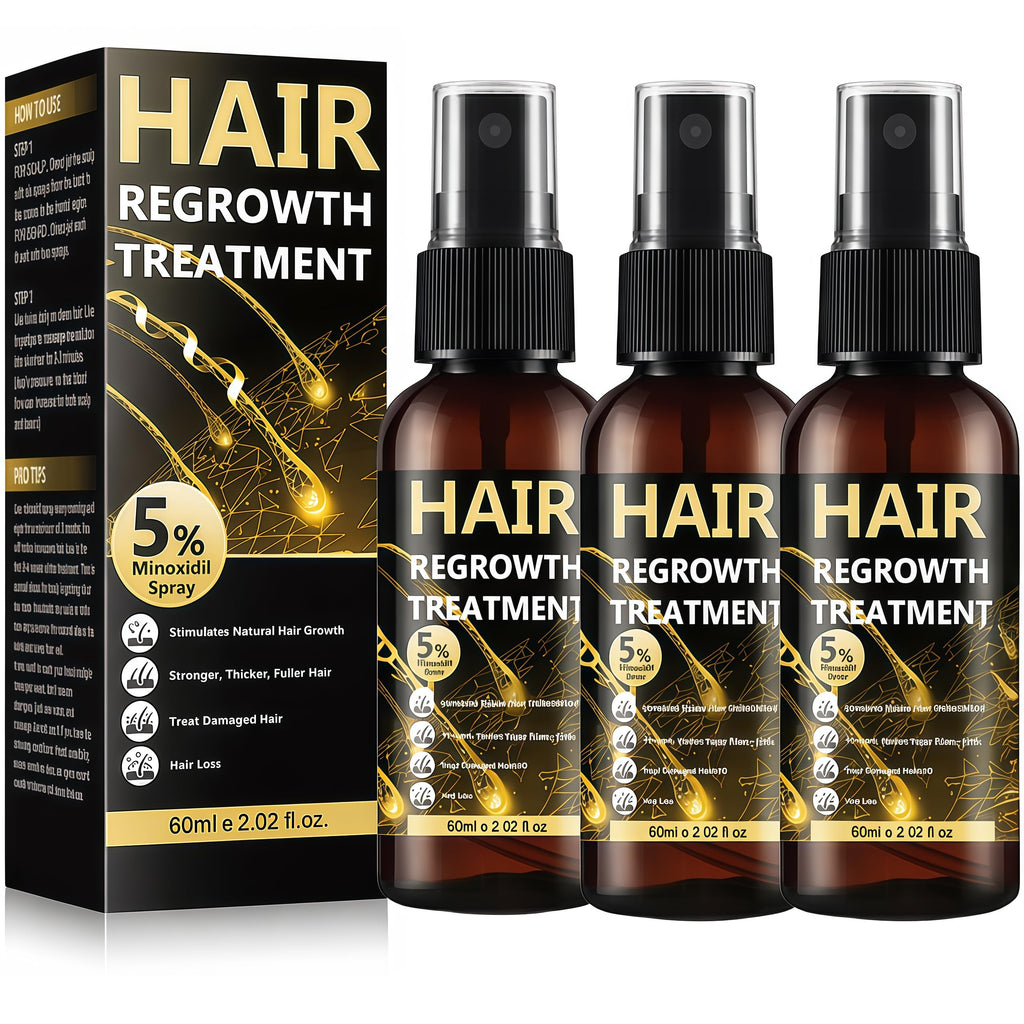 BLISSMATE 5% Minoxidil for Men & Women – Hair Regrowth Spray & Topical Solution