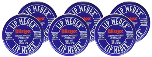 Blistex Lip Medex External Analgesic/Lip Protectant 0.25 oz Pack of 6